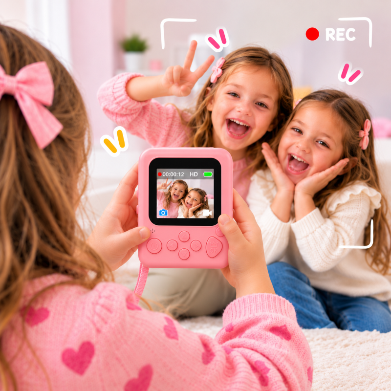 Înregistrare video cu aparatul foto pentru copii